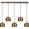 Kattovalaisin Linento Lighting Sivani 5-osainen pronssi