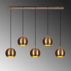 Kattovalaisin Linento Lighting Sivani 5-osainen pronssi