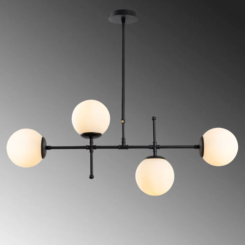 Kattovalaisin Linento Lighting Tachi 4-osainen musta
