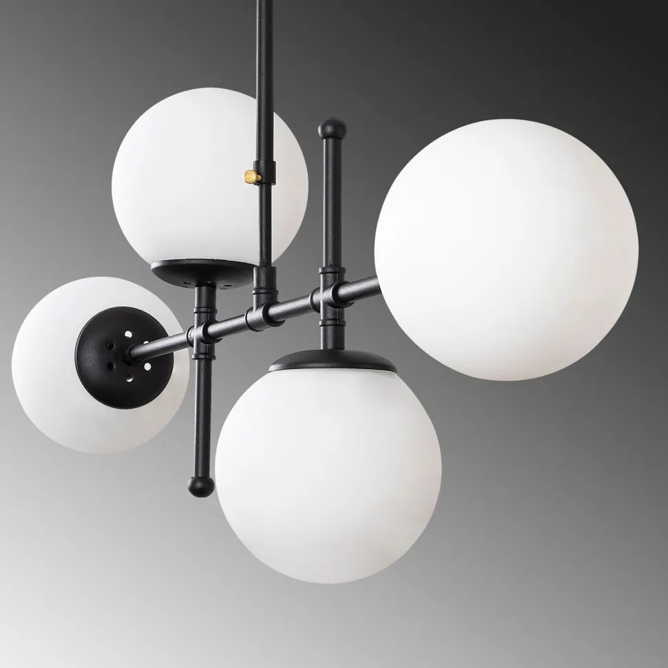 Kattovalaisin Linento Lighting Tachi 4-osainen musta
