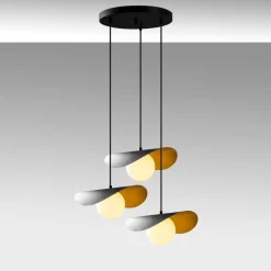 Kattovalaisin Linento Lighting Vatoz 3-osainen musta