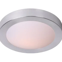 Kattovalaisin Lucide Fresh Ø35 cm IP44 satiinikromi