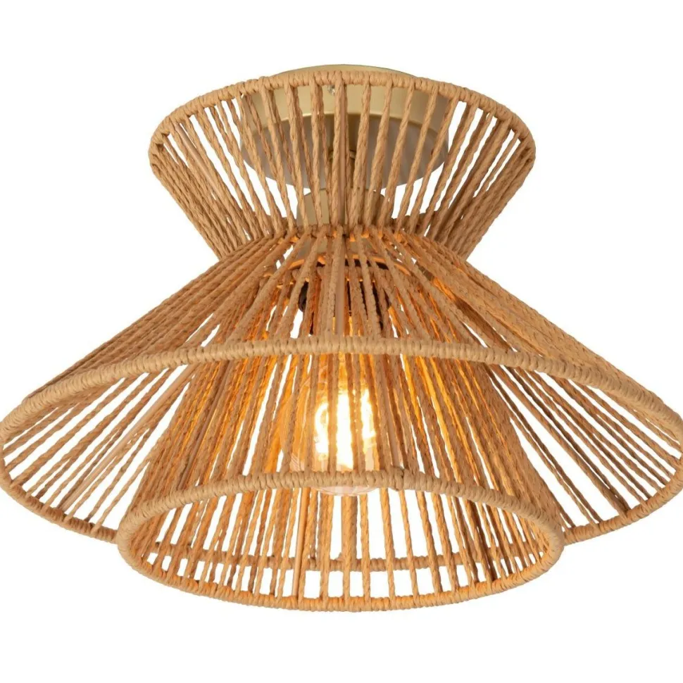 Kattovalaisin Lucide Tasman Ø32cm, 1xE27, luonnollinen