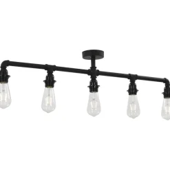 Kattovalaisin musta, 5 x E27-polttimo