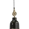 Kattovalaisin PR Home Cleveland Ø 140 x 230 mm musta/antiikkimessinki