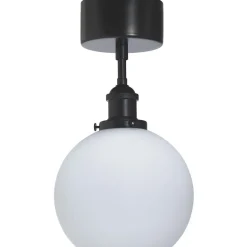 Kattovalaisin PR Home Omega Ø200x360mm musta/opaalivalkoinen