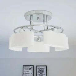 Kattovalaisin soikeilla varjostimilla e14 lampulle 200 w