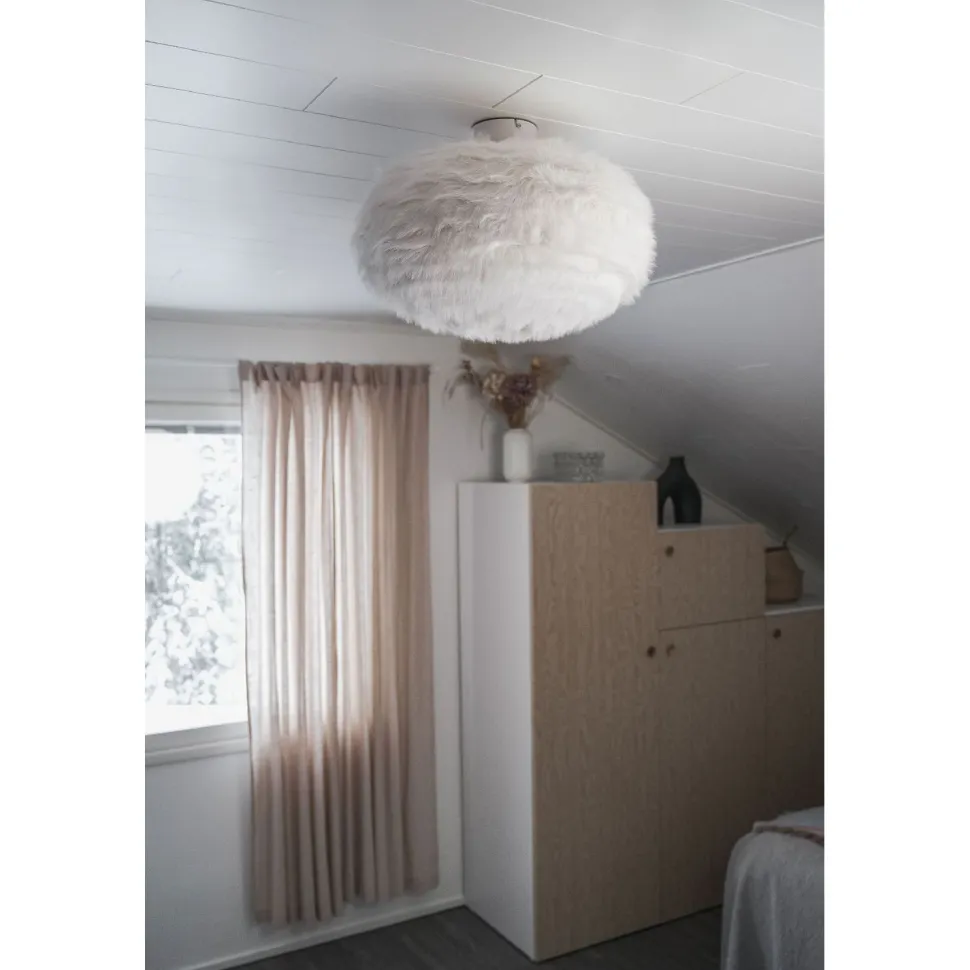 Kattovalaisin Trio Furry, 2xE27, hiekanvalkoinen