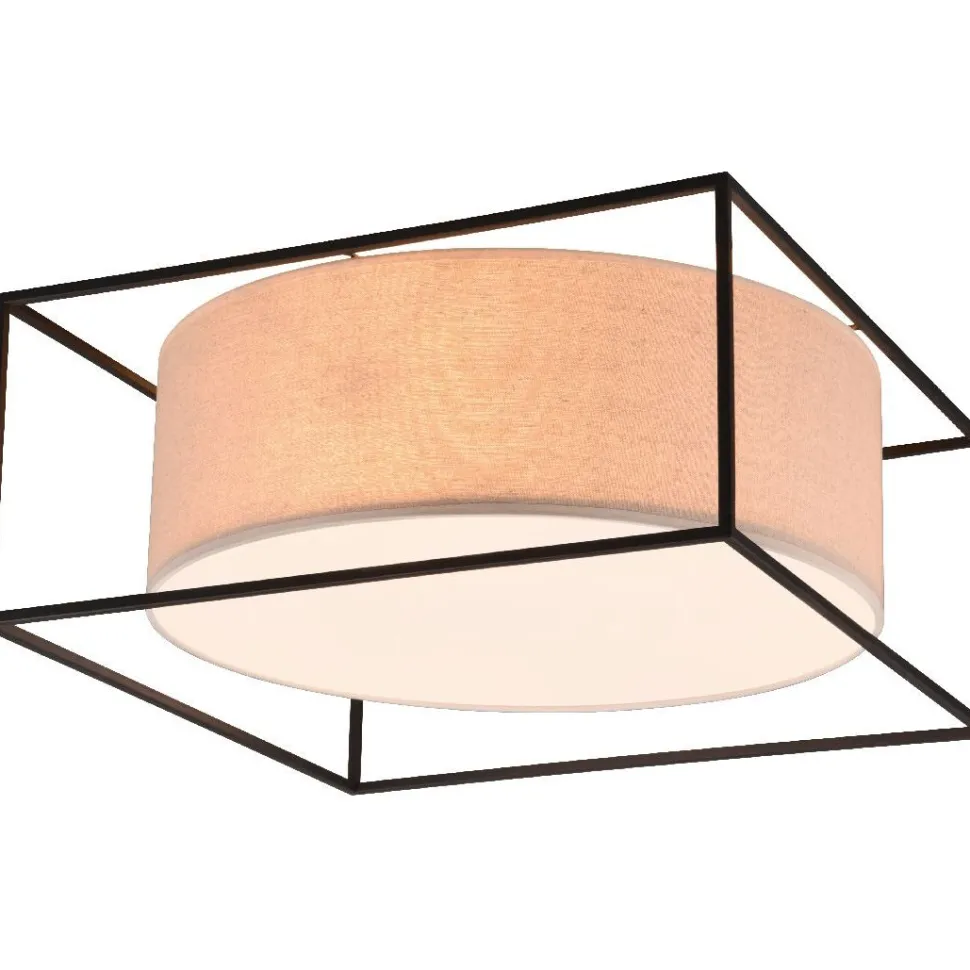 Kattovalaisin Trio Ross, 50x50cm, E27, beige