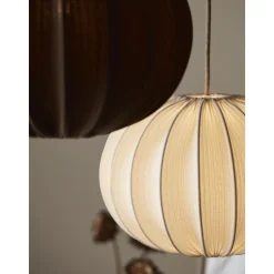 Kattovarjostin PR Home Hilma Jersey Ø40 cm luonnonvalkoinen