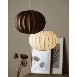 Kattovarjostin PR Home Hilma Jersey Ø40 cm luonnonvalkoinen