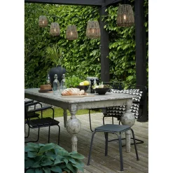 Kattovarjostin PR Home Saigon Ø180x200 mm harmaa