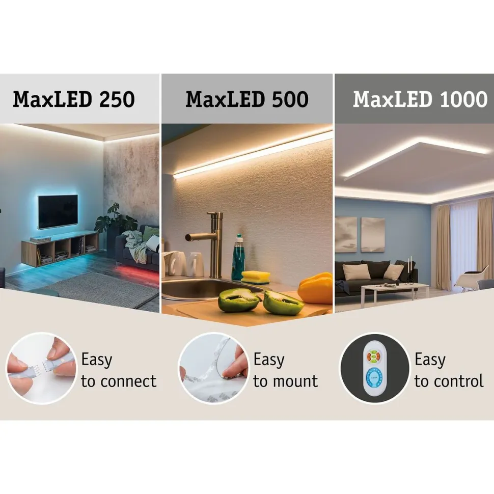 Kaukosäädin Paulmann MaxLED LED-nauhoille valkoinen