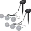 Kelluvat lamput, 6 kpl, LED, lampiin ja uima-altaalle