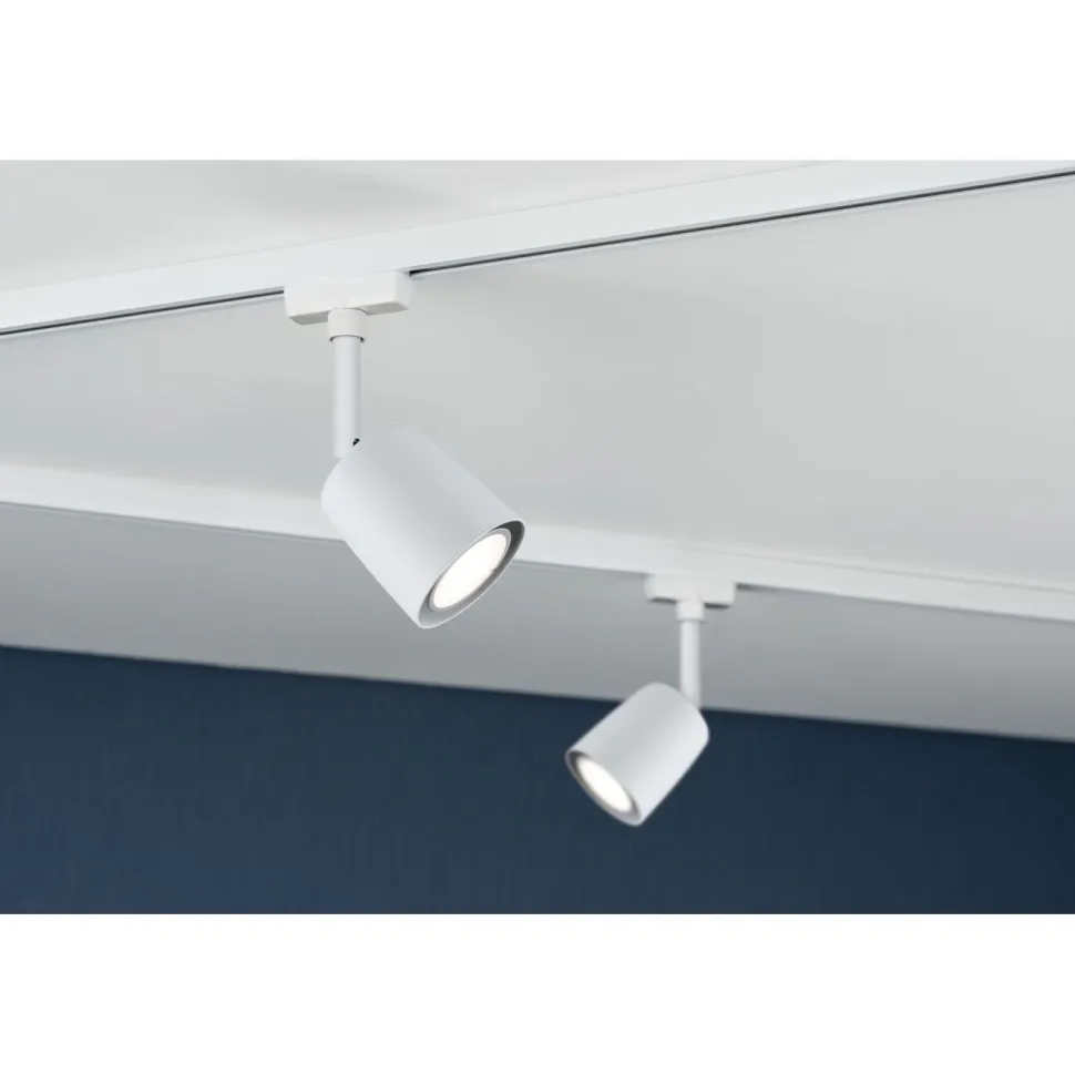 Kiskospotti Paulmann URail Cover GU10 max. 10W himmennettävä valkoinen