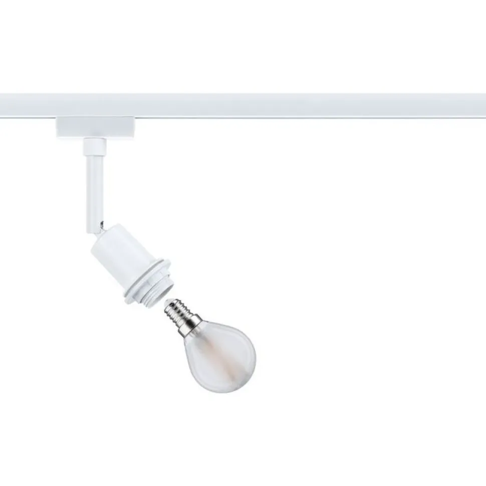Kiskospotti Paulmann URail DecoSystems Basic E14 max. 20W himmennettävä valkoinen