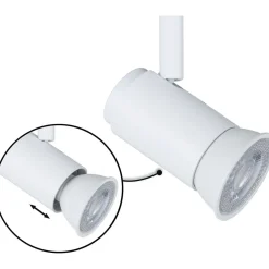 Kiskospotti Paulmann URail Runa GU10 max. 10W himmennettävä mattakromi