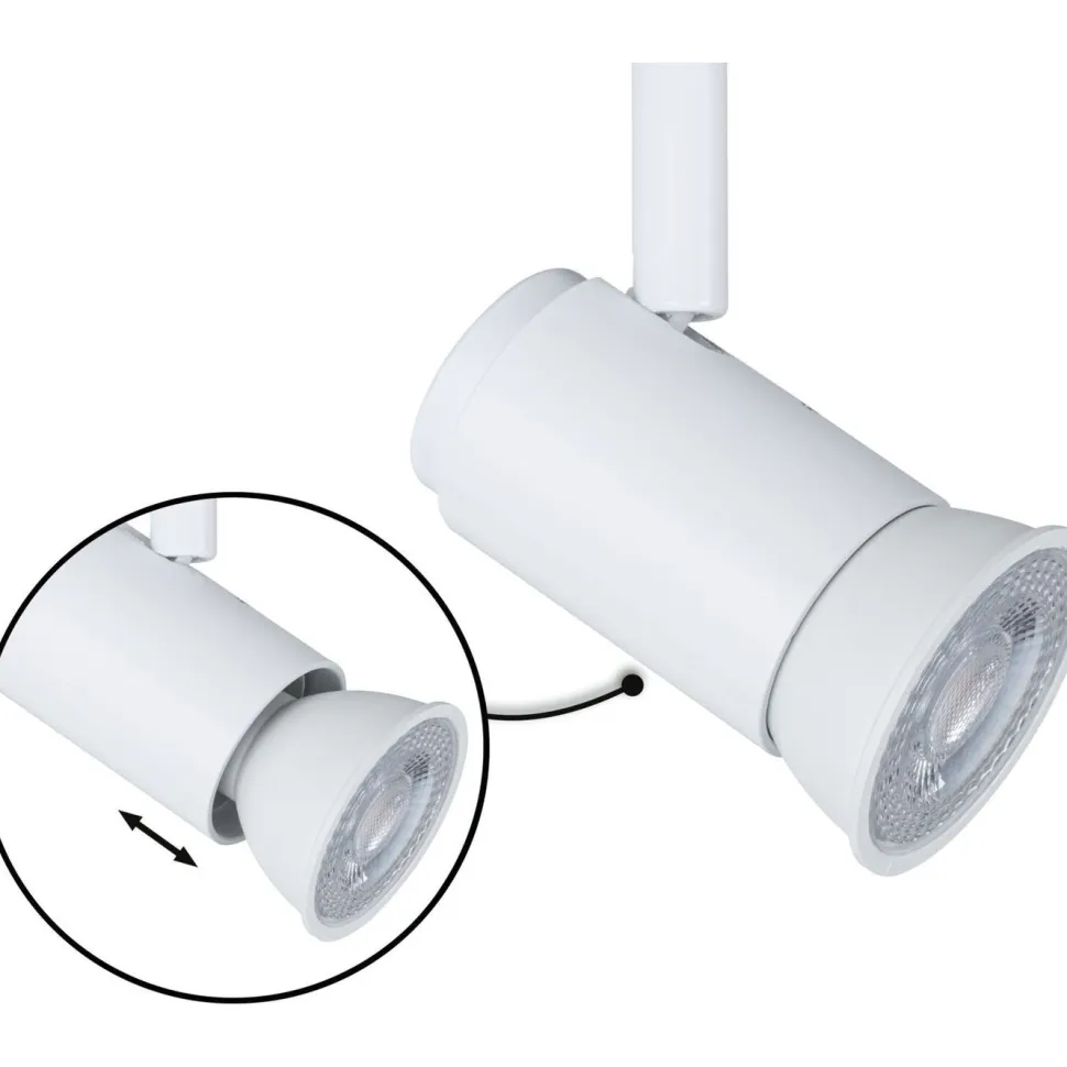 Kiskospotti Paulmann URail Runa GU10 max. 10W himmennettävä mattakromi