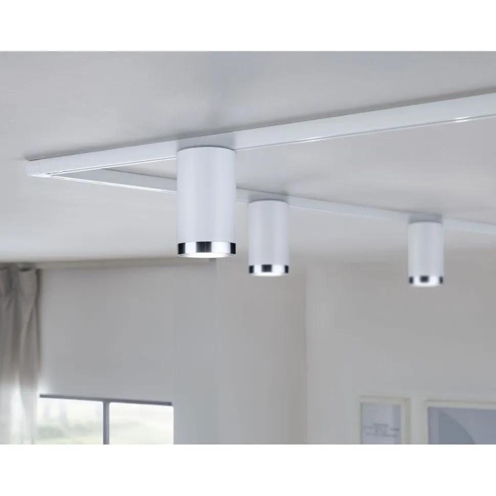 Kiskospotti Paulmann URail Tube GU10 max. 10W himmennettävä valkoinen