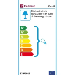 Kiskovalaisinsetti Paulmann URail Cover GU10 3-osainen mattakromi