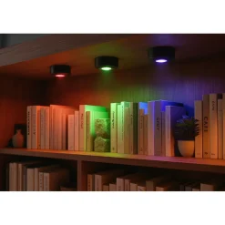 Kohdevalaisin Berg RGB LED ladattava, 3 kpl, musta