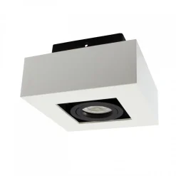 Kohdevalaisin Spectrum Mirora GU10 145x145x85mm pinta-asennettava valkoinen