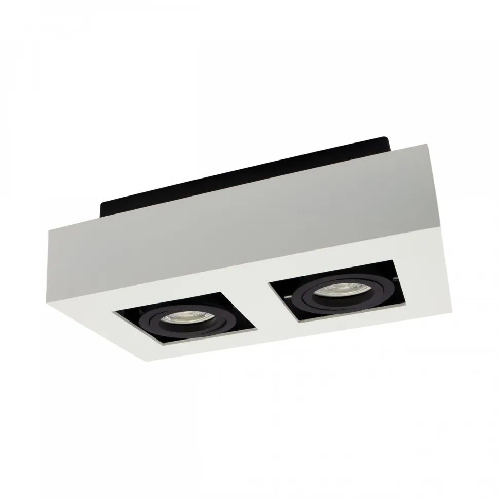 Kohdevalaisin Spectrum Mirora 2xGU10 255x145x85mm pinta-asennettava valkoinen