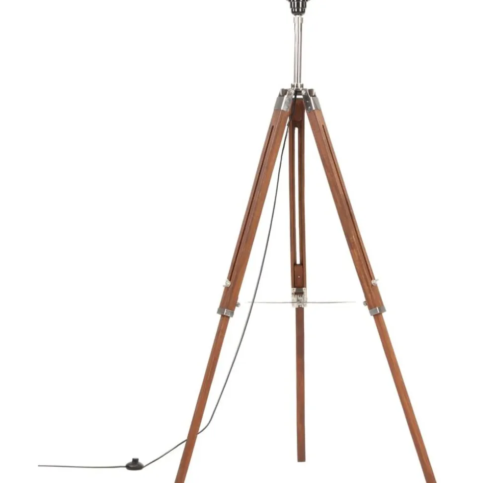 Kolmijalkavalaisin hunajanruskea ja valk. täysi tiikki 141cm