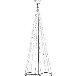 Koristepuu Star Trading LED 210 cm musta