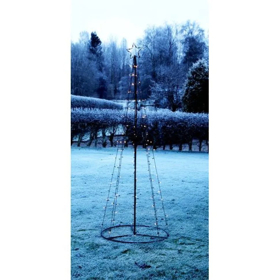Koristepuu Star Trading LED 210 cm musta