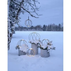 Koristevalaisin Star Trading Sphere, ulko- ja sisäkäyttöön, 30cm, musta