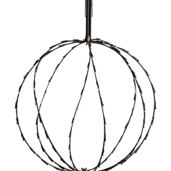 Koristevalaisin Star Trading Sphere, ulko- ja sisäkäyttöön, 30cm, musta