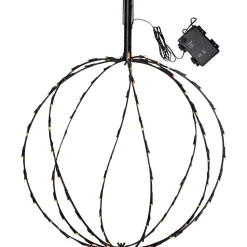 Koristevalaisin Star Trading Sphere, ulko- ja sisäkäyttöön, 30cm, musta