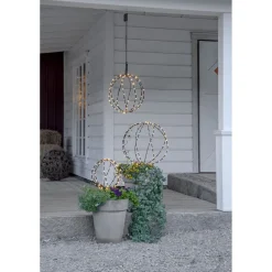 Koristevalaisin Star Trading Sphere, ulko- ja sisäkäyttöön, 30cm, musta