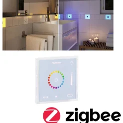 Kosketusmoduuli Paulmann LumiTiles Square, Smart Home Zigbee 3.0, IP44, RGBW+