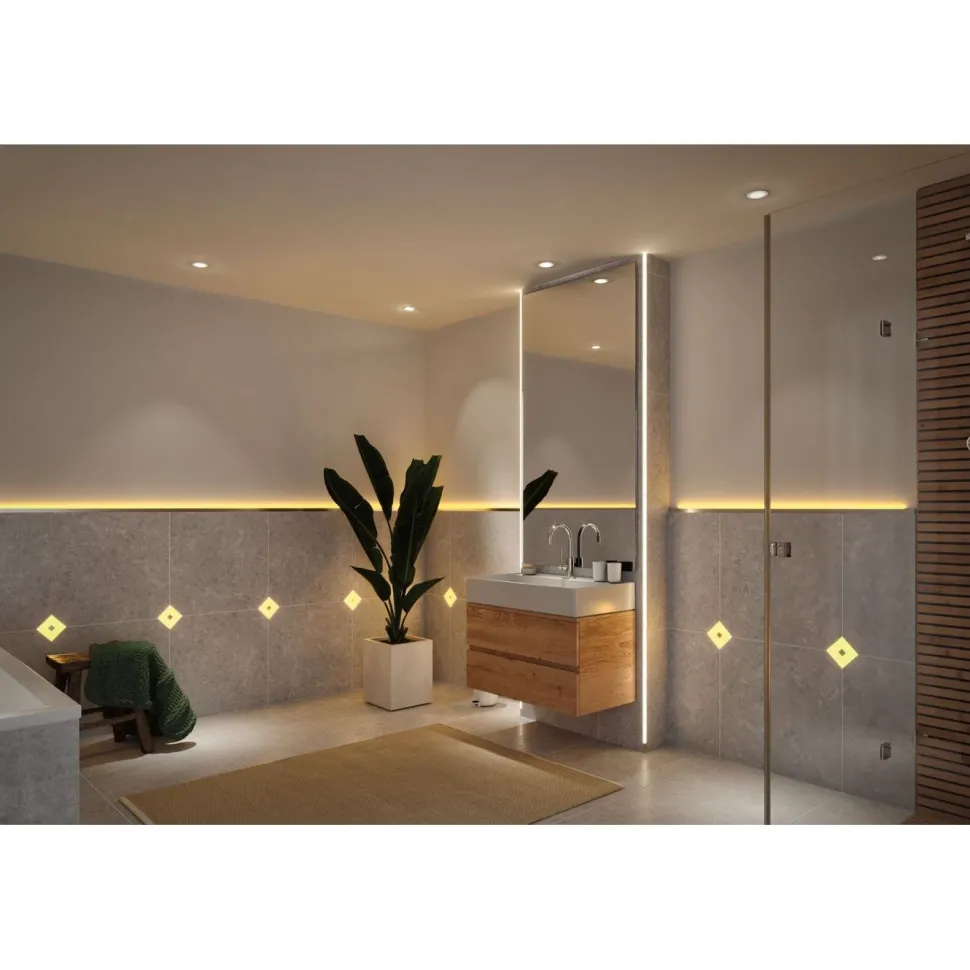 Kosketusmoduuli Paulmann LumiTiles Square, Smart Home Zigbee 3.0, IP44, RGBW+