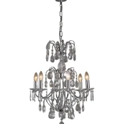 Kristallikruunu Noor Barock, Ø50cm, kromi