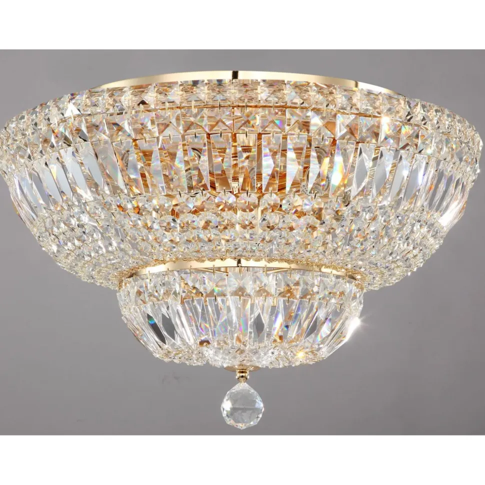 Kristallivalaisin Maytoni Diamant Crystal Basfor 12-G 460mm kulta