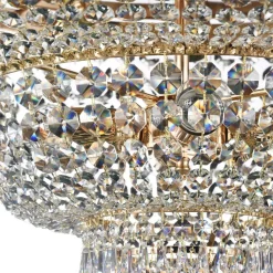 Kristallivalaisin Maytoni Diamant Crystal Palace 14-G 800 mm antiikkikulta