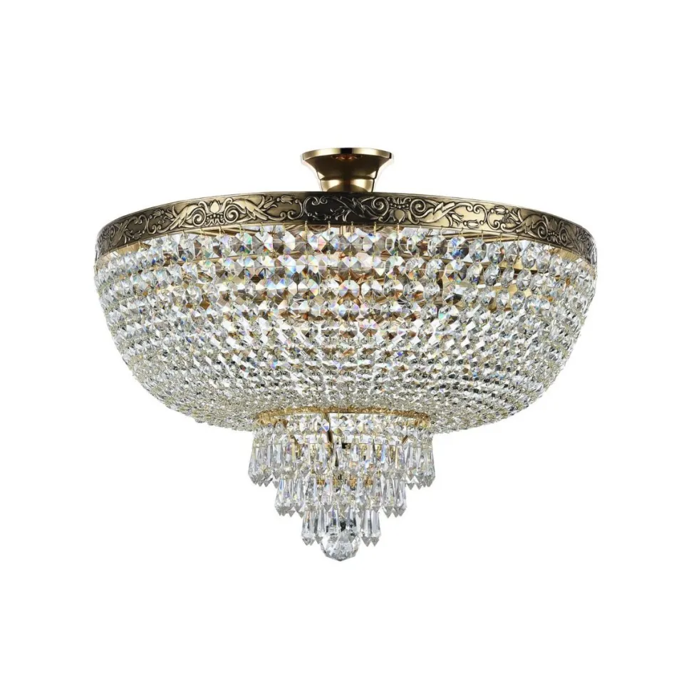 Kristallivalaisin Maytoni Diamant Crystal Palace 06-G 500 mm antiikkikulta