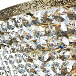Kristallivalaisin Maytoni Diamant Crystal Palace 18-G 1000 mm antiikkikulta