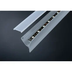 Kulmaprofiili LED-nauhalle Paulmann, 1m, harmaa