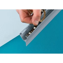 Kulmaprofiili LED-nauhalle Paulmann, 1m, harmaa