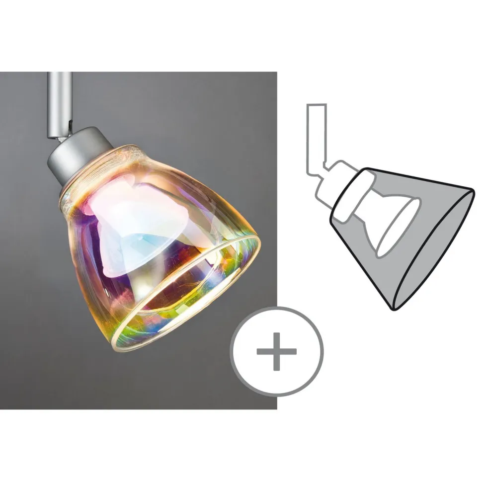 Kupu DecoSystems Wolbi Ø 90x80 mm dichroic-lasi