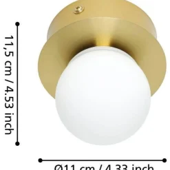 Kylpyhuonevalaisin Eglo Mosiano LED IP44 musta