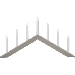 Kynttelikkö Star Trading Arrow, 7-osainen, 69cm, valkoinen