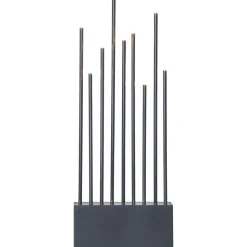 Kynttelikkö Star Trading Buzz 600x230x60mm harmaa