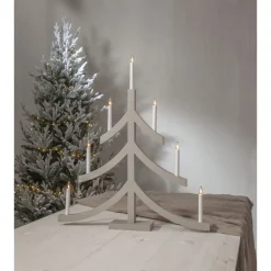 Kynttelikkö Star Trading Pagod 7-osainen 79 cm beige