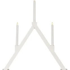 Kynttelikkö Star Trading Vika, 64cm, paristokäyttöinen, valkoinen