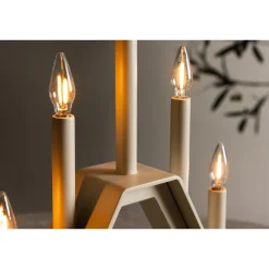 Kynttelikkö Venture Home Åre, 32cm, beige